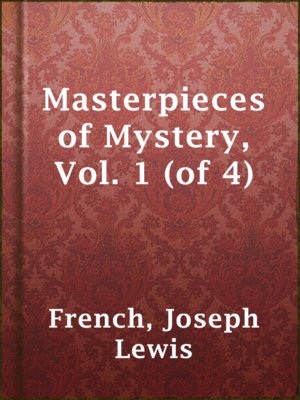 cover image of Masterpieces of Mystery, Vol. 1 (of 4)